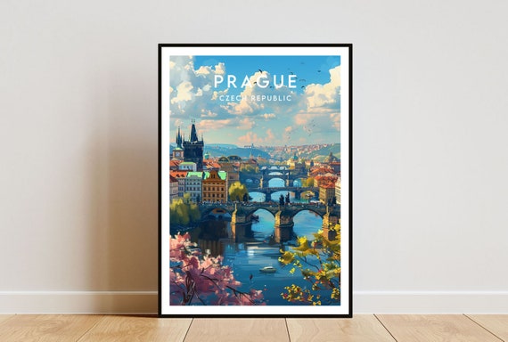 Prague Travel Print - Czech Republic, Prague Poster, Czech Republic Poster, Travel Wall Art, Czech Republic Print, Czech Republic, Prague