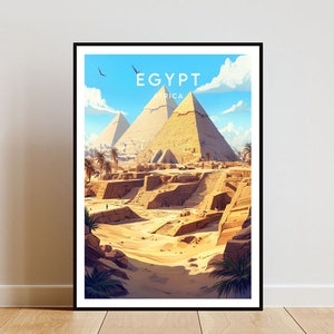 Ägypten Reisedruck - Afrika, Ägypten Poster, Afrika Poster, Reise Wandkunst, Afrika Print, Ägypten Wandkunst, Ägypten Print, Kairo Poster, Kairo