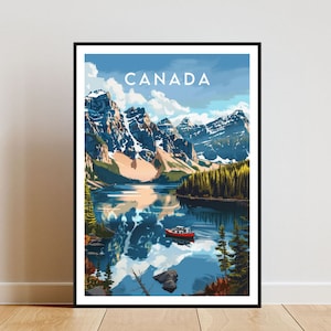 Canada Travel Print - North America, North America Poster, Canada Poster, Travel Wall Art, Canada Print, poster, Canada, North America