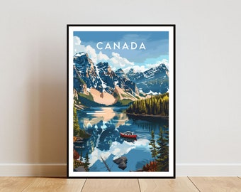 Canada Travel Print - North America, North America Poster, Canada Poster, Travel Wall Art, Canada Print, poster, Canada, North America