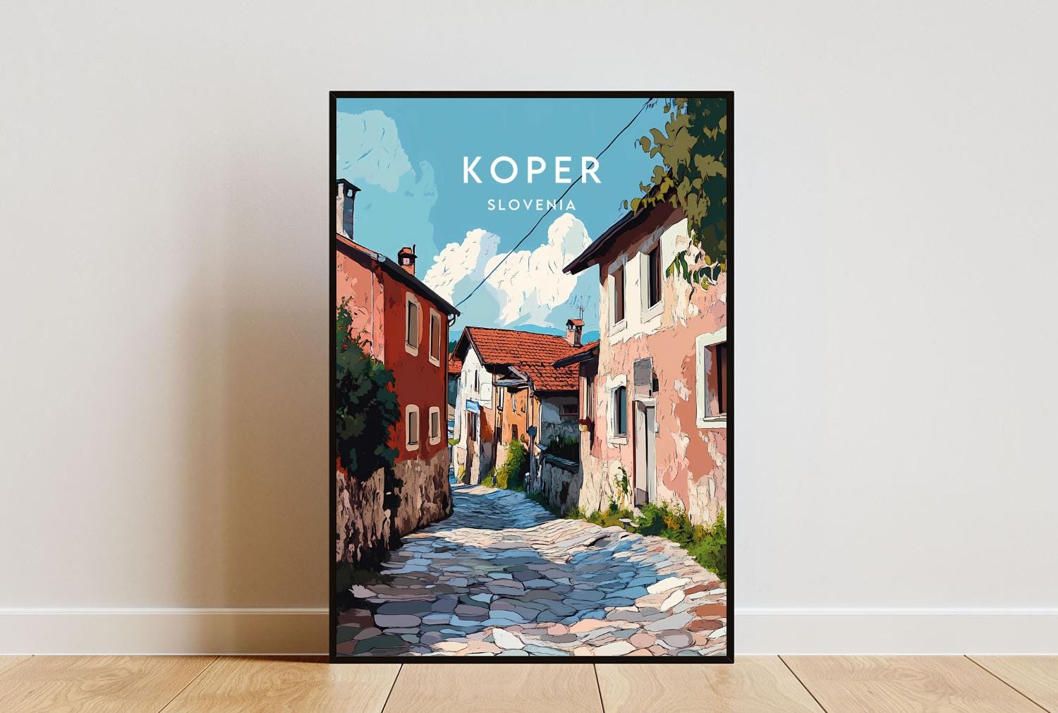 Koper Travel Print - Slovenia, Koper Poster, Slovenia Poster