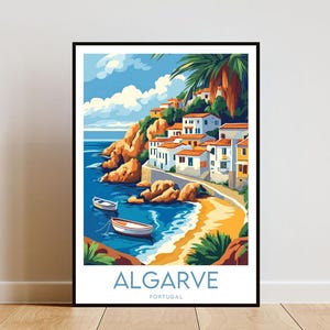 Algarve Travel Print - Portugal, Algarve Poster, Portugal Poster, Travel Wall Art, Portugal Print, Portugal Wall Art, Europe, Algarve Print