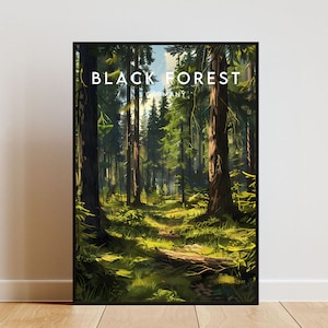 Black Forest Travel Print - Germany, Black Forest Poster, Germany Poster, Travel Wall Art, Germany Print, Germany, Europe, Black Forest Art