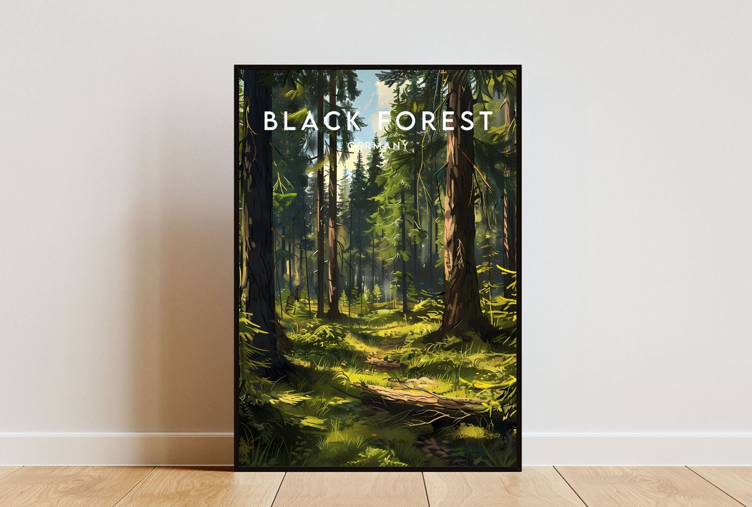 黒い森の旅行プリント - ドイツ、黒い森のポスター、ドイツのポスター
