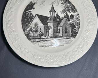 Methodist in Centerport Collector Plate – Vintage Church Commemorative Ceramic