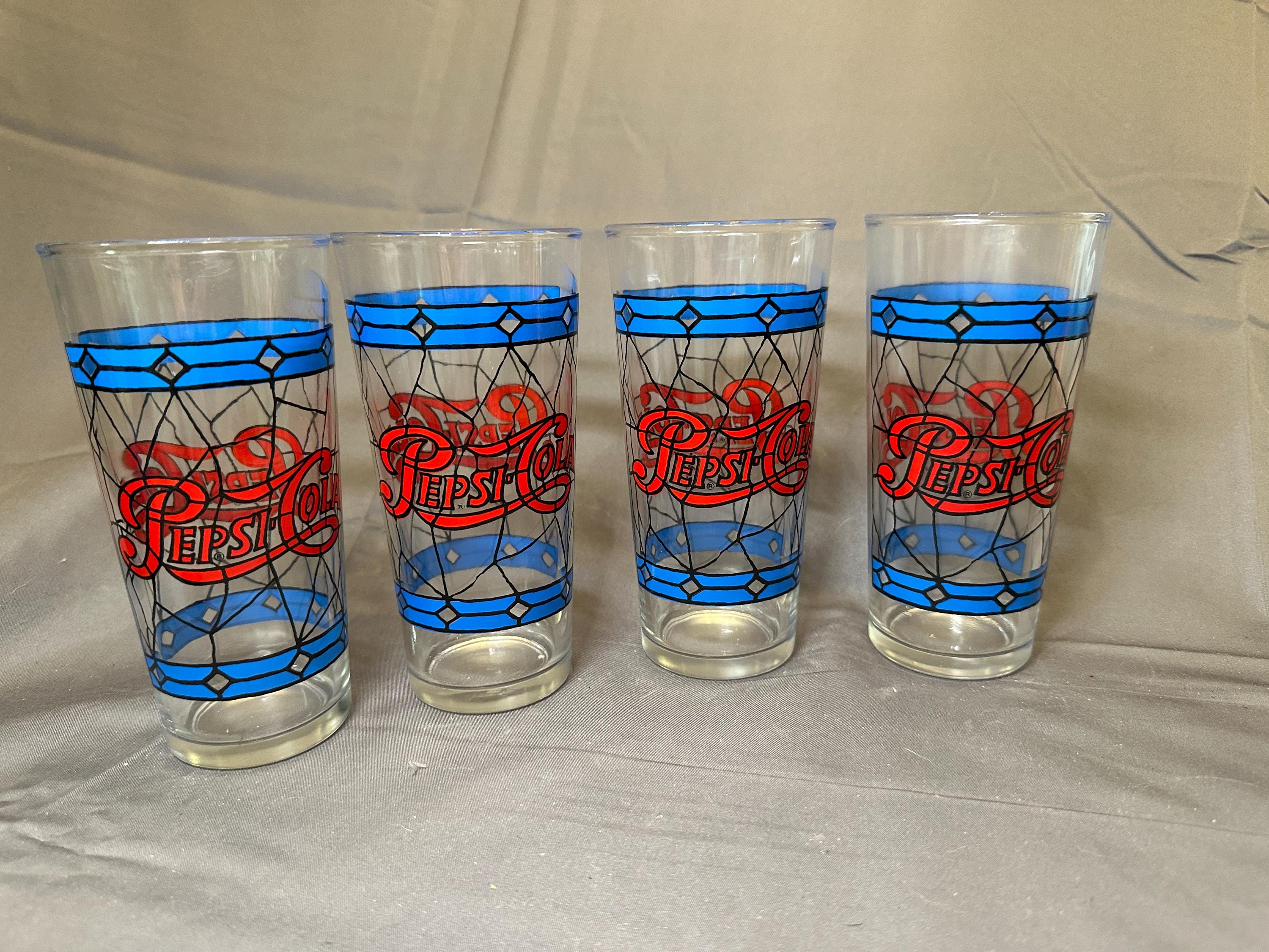 Vintage Pepsi Cola Glass - Etsy