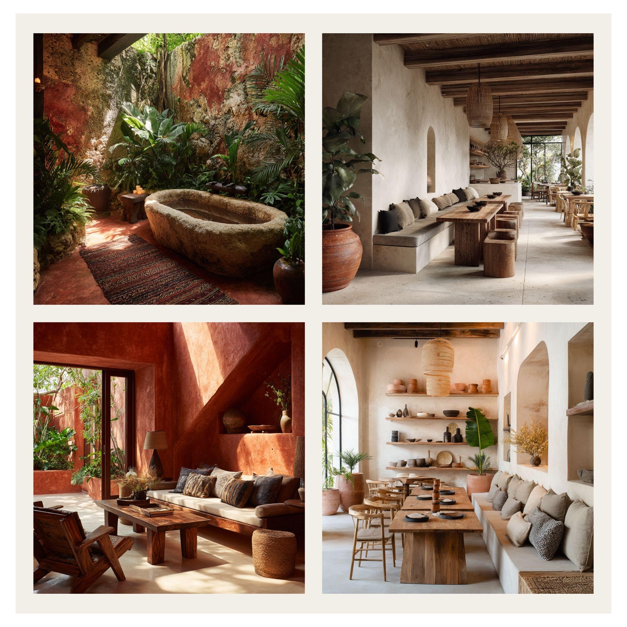 Tulum Images Bundle, Interior Design Stock Photos, Terracotta ...