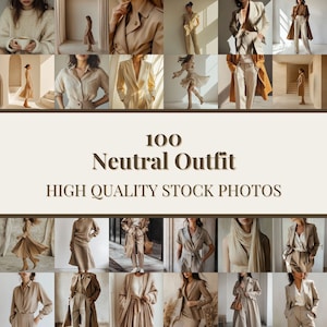 100 Luxury Neutral Aesthetic Faceless Business Woman Stock Photos | Classy Girl Boss Marketing Images for Instagram