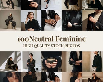 100 Neutral Feminine Stock Photos Minimalist Brand Images Aesthetic Dark Luxury Stock Photos Faceless Instagram Reels Digital Marketing