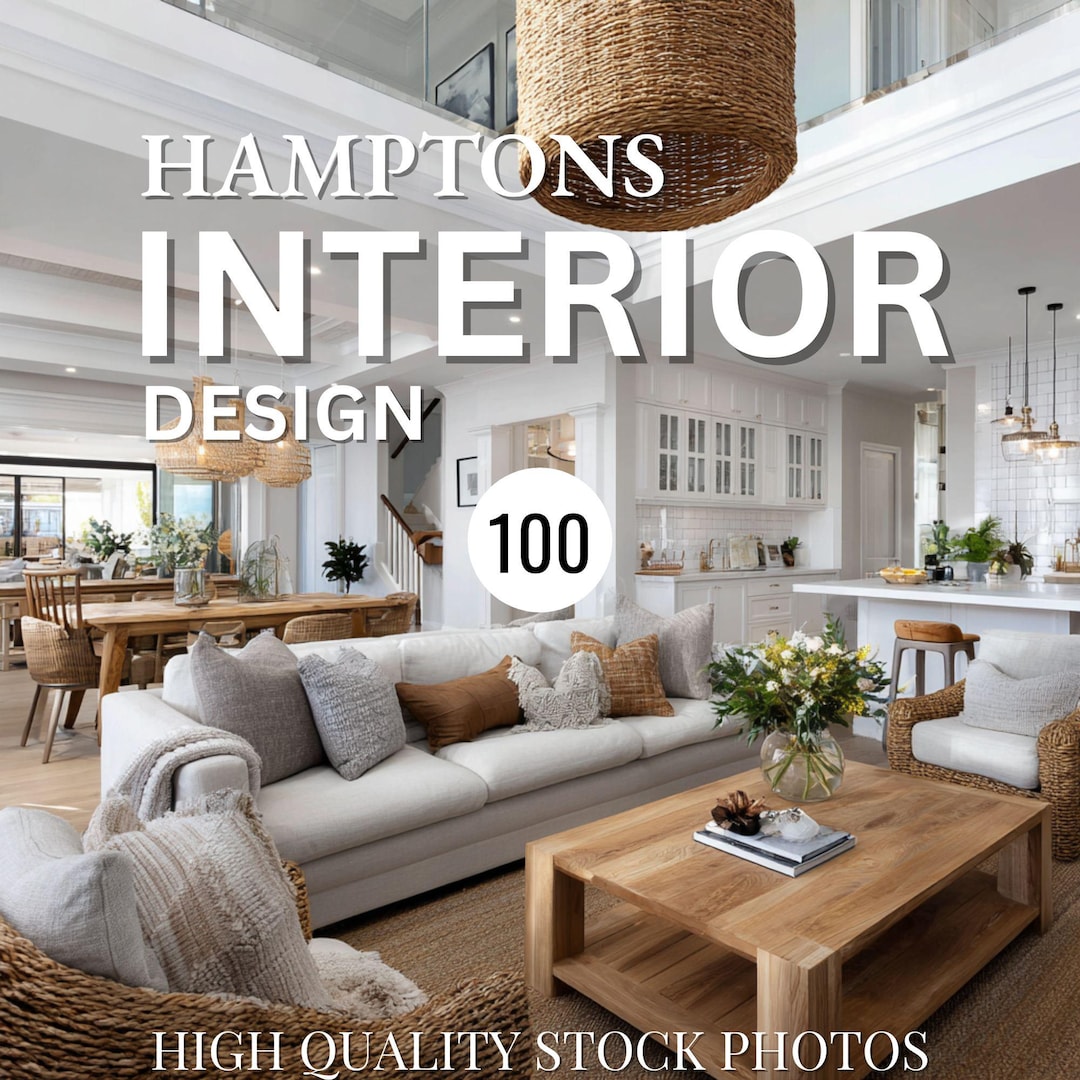 Hamptons Coastal Stock Photos, Luxury Interior Design Images (PNG) - Etsy
