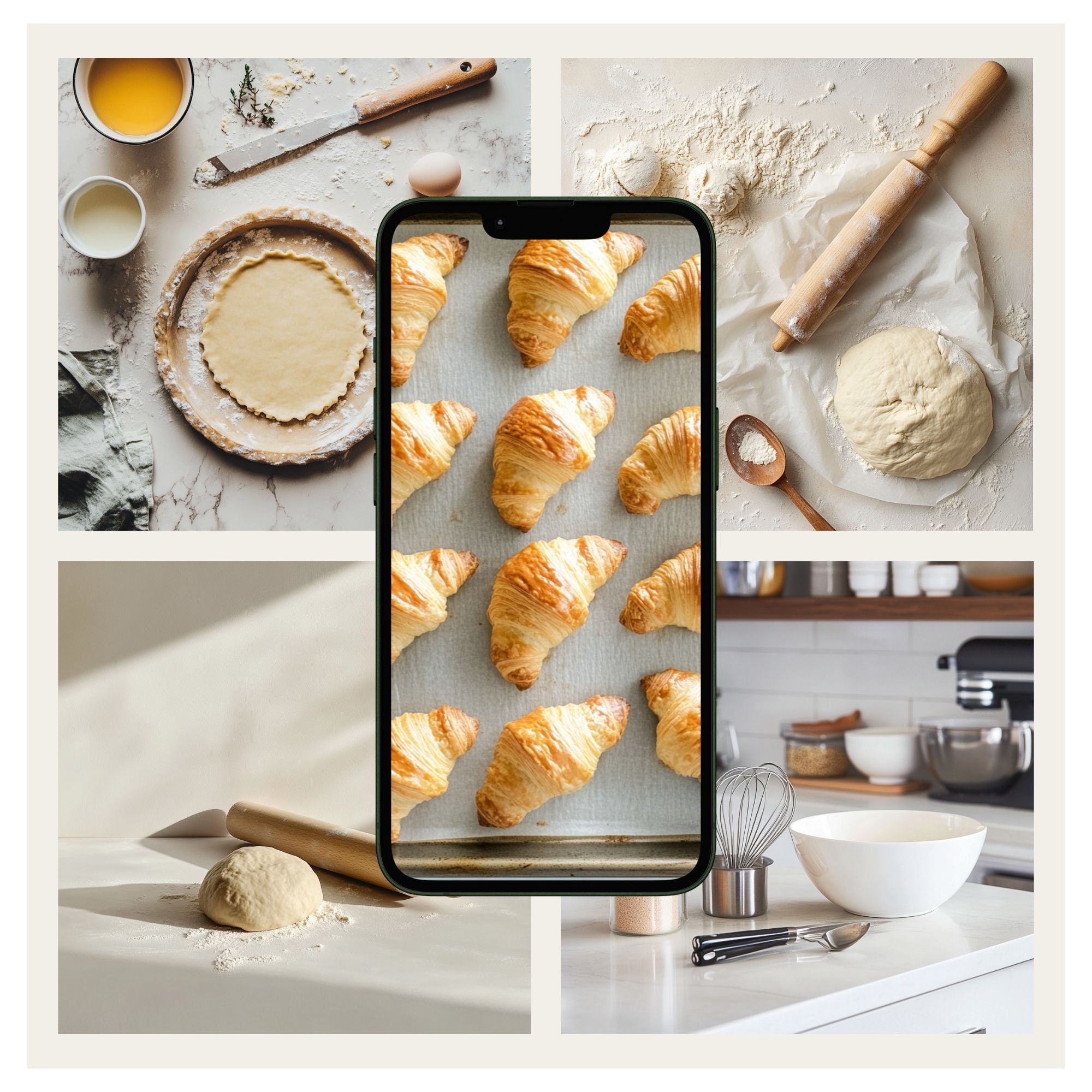 Aestedic Baking 120 Baking Aesthetic Stock Photo Bundle | Pastry, Cookies, Cake, Bread ...