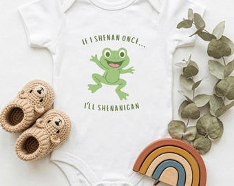 Frog Shenanigan Baby Bodysuit | Funny Frog Clothing for Toddlers | 107