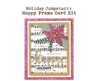 Holiday Jumpstart: Poinsettia Song Card Making Kit