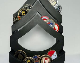 Army Sergeant First Class Coin Rack