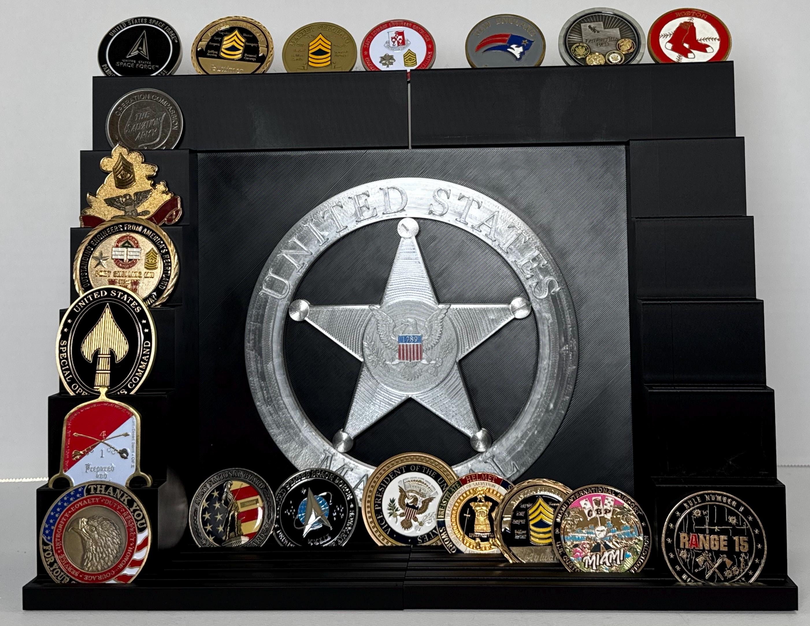 Us Marshals Challenge Coin Display - Etsy