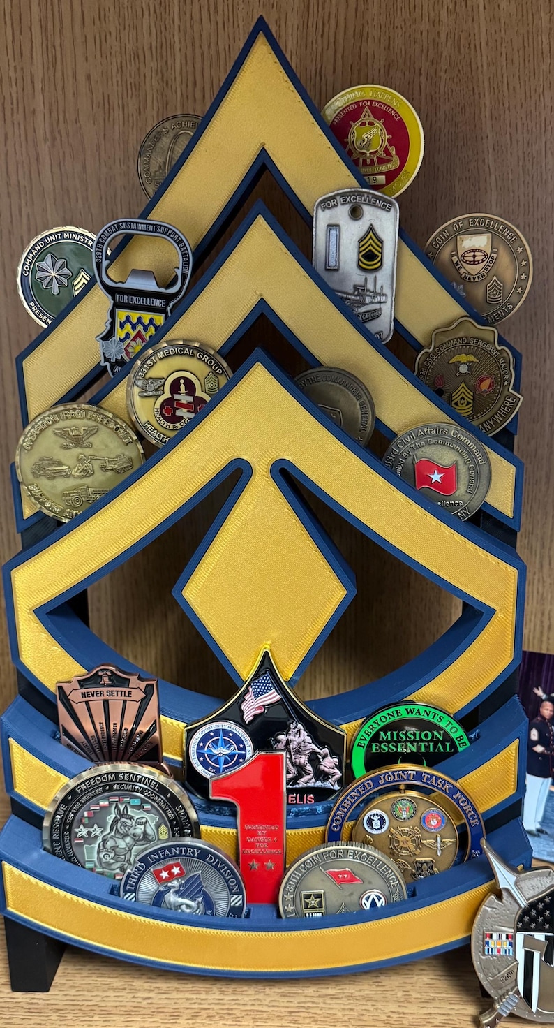 Army First Sergeant Coin Rack - Etsy