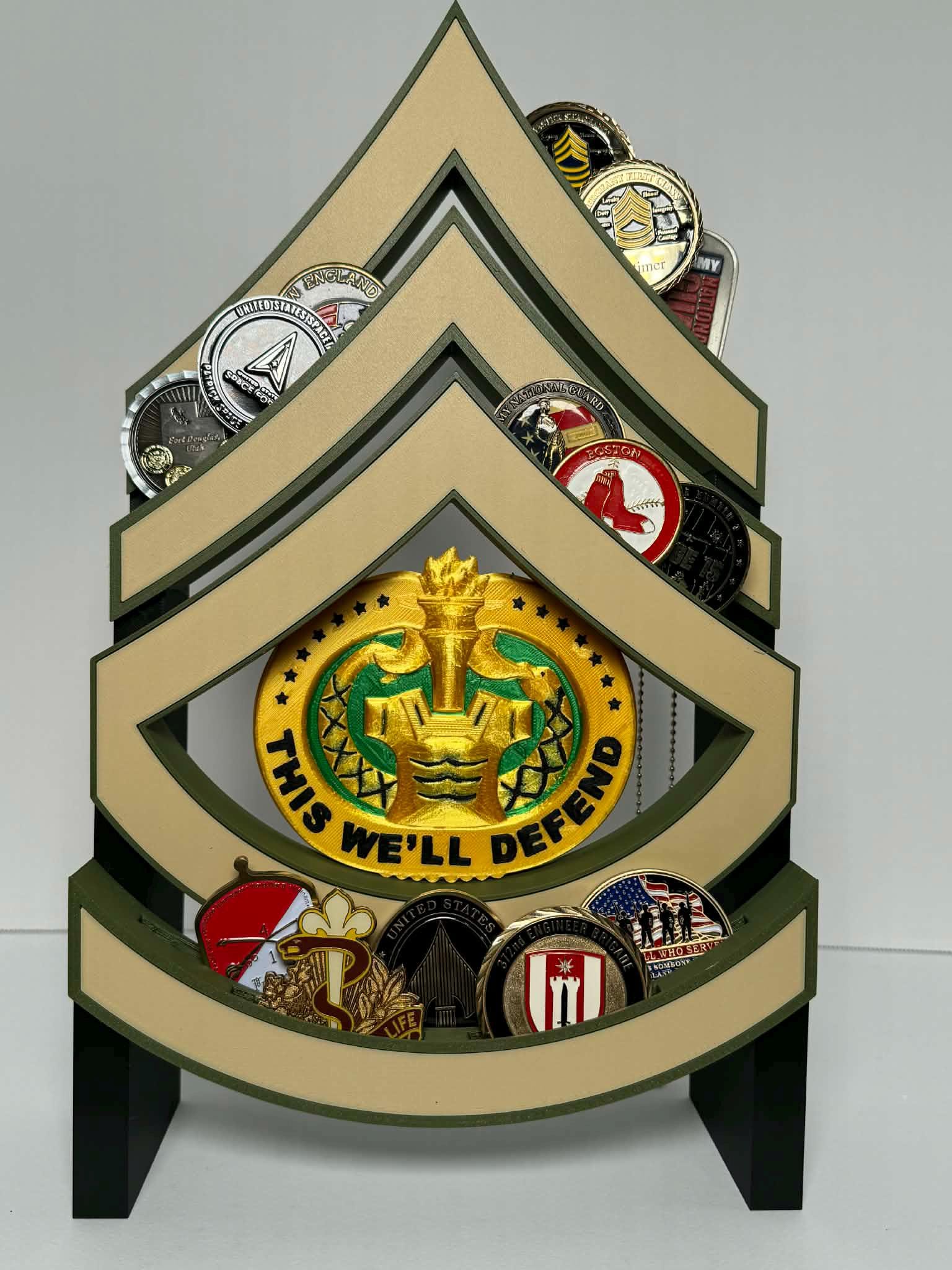 Army Sergeant First Class Coin Rack - Etsy