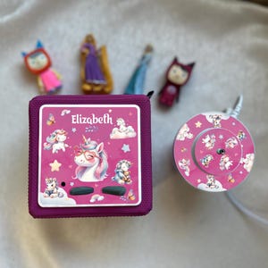 Toniebox Schutzfolie Einhorn mit Name personalisiert , Schutzfolie Toniebox, Aufkleber, Schutzfolie Toniebox, Tiere