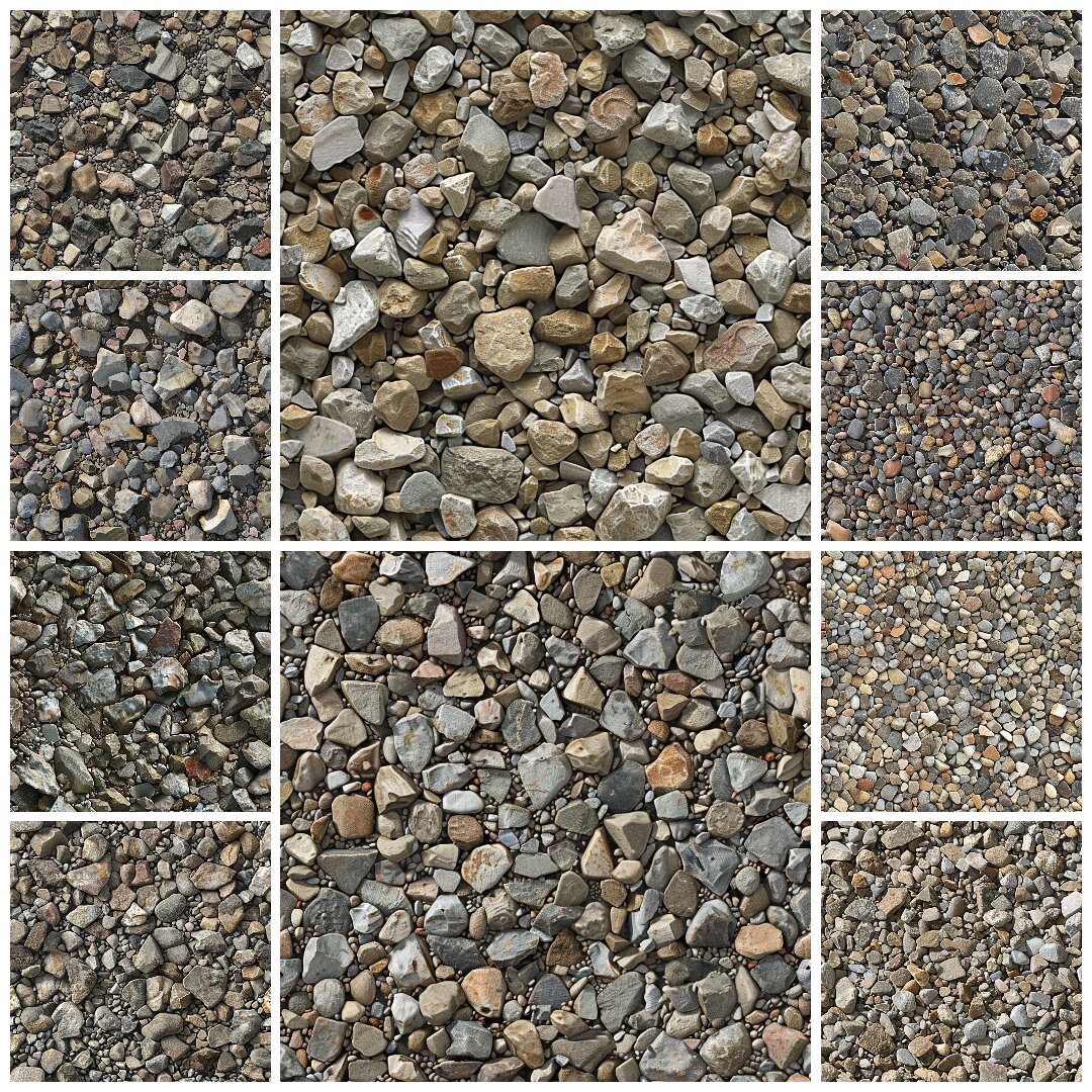 Grvel Pattern Gravel Texture Pack, 24 Seamless Patterns - Etsy UK