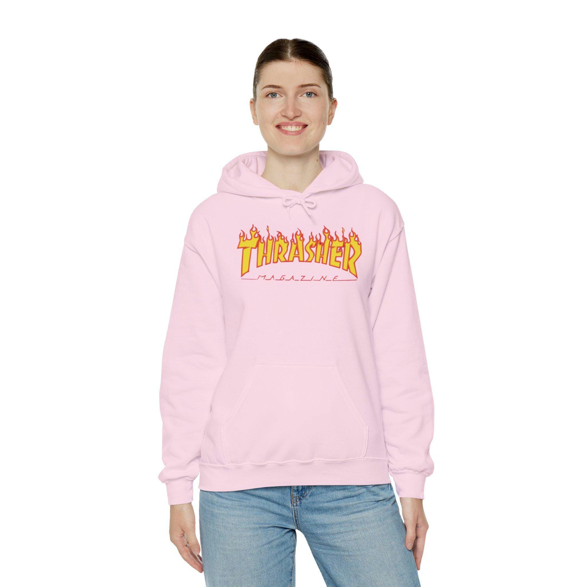 Thrasher Felpa Azzurra Felpa Thrasher Outlet