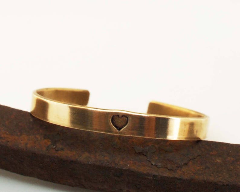 Bronze Anniversary Bracelet Men's Bronze Cuff With Etsy