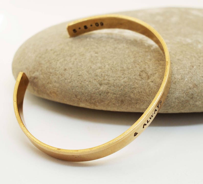 Bronze Anniversary Bracelet 8th or 19th Anniversary Gift & Etsy