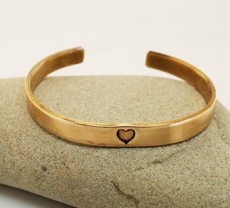 Bronze Anniversary Bracelet Men's Bronze Cuff With Etsy