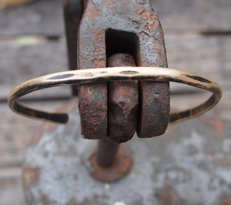 Men/'s Bronze Cuff Bracelet Bronze Gift for Him 8th Anniversary Gift