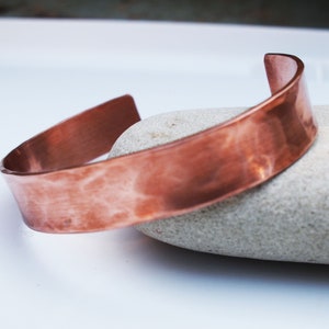 Ladies Copper Bracelet, 7th or 22nd Anniversary Gift, Copper Bracelet with Secret Heart image 3