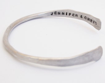 Aluminum Anniversary Bracelet for 10th Anniversary