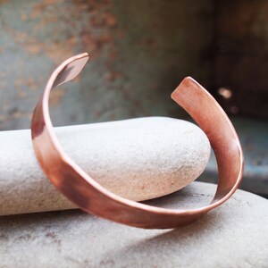 Ladies Copper Bracelet, 7th or 22nd Anniversary Gift, Copper Bracelet with Secret Heart image 7