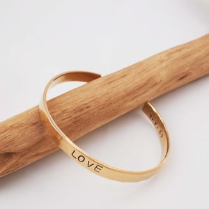 Bronze Anniversary Bracelet, Love Bracelet, Bronze Anniversary Gift For Her