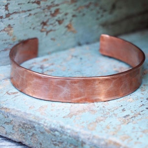 Ladies Copper Bracelet, 7th or 22nd Anniversary Gift, Copper Bracelet with Secret Heart image 4