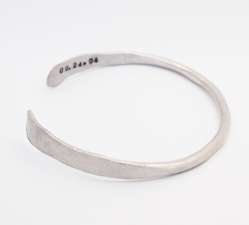 Aluminum Anniversary Bracelet for 10th Anniversary image 3