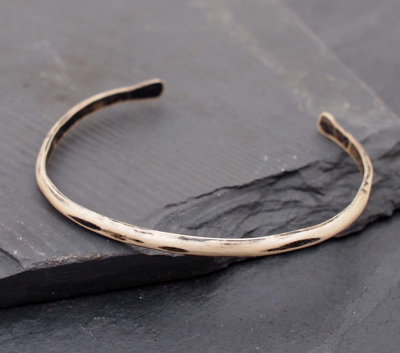 Men/'s Bronze Cuff Bracelet Bronze Gift for Him 8th Anniversary Gift
