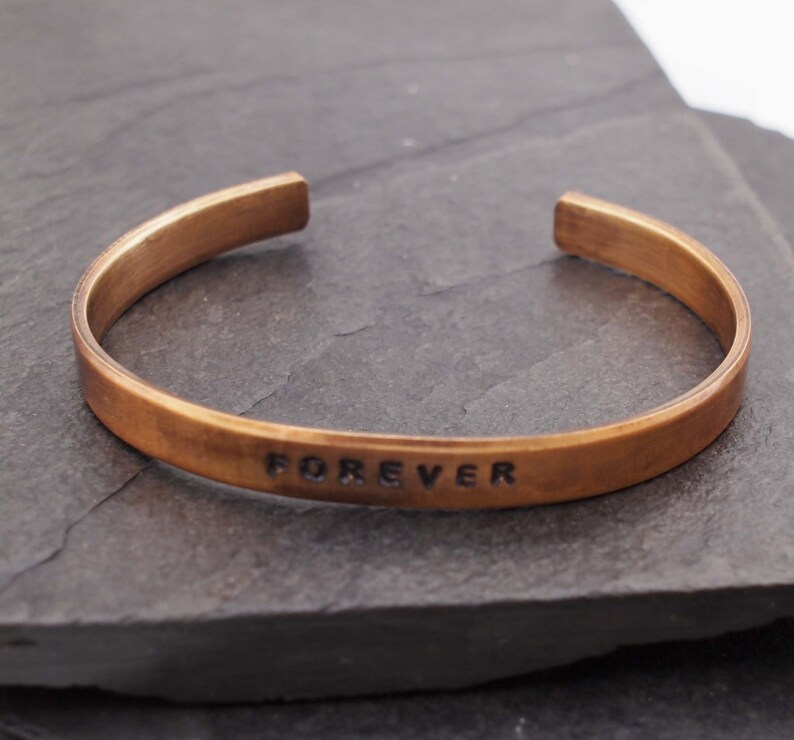 Bronze Anniversary Bracelet 8th Anniversary Gift Forever Etsy