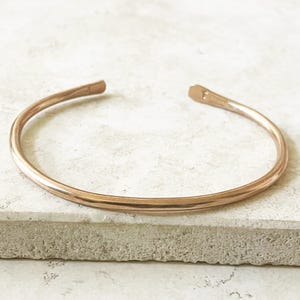 Pulseira de bronze para o 8º aniversário, presente personalizado para o 19º aniversário.