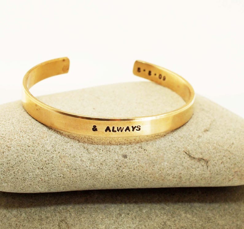 Bronze Anniversary Bracelet 8th or 19th Anniversary Gift & Etsy