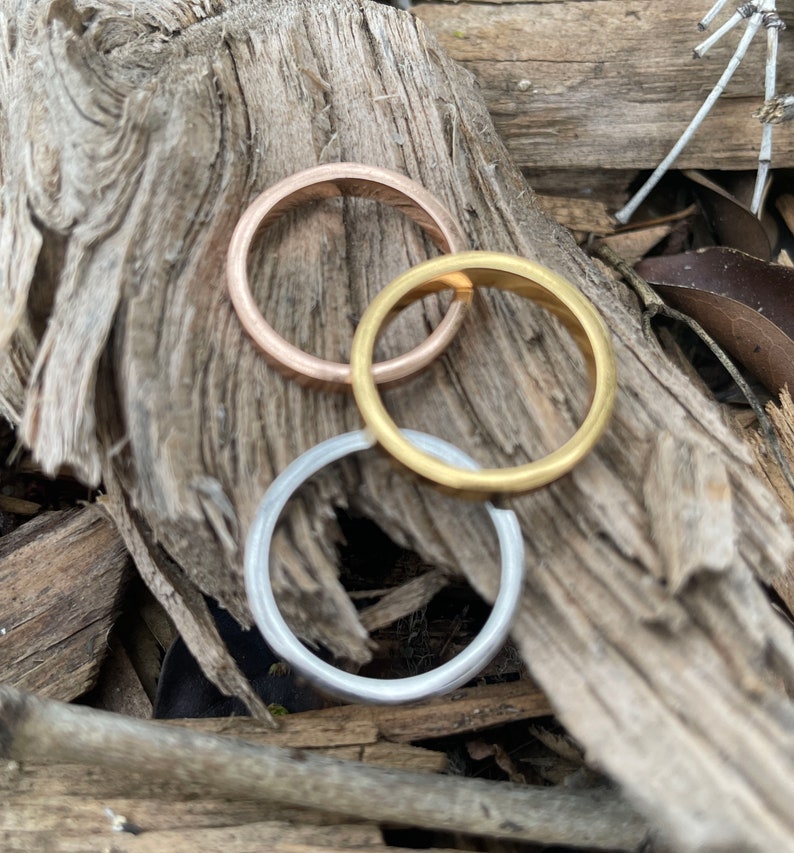 Stacking Rings, Mix and Match, Rose Gold, Gold and Silver Ring Bands image 7