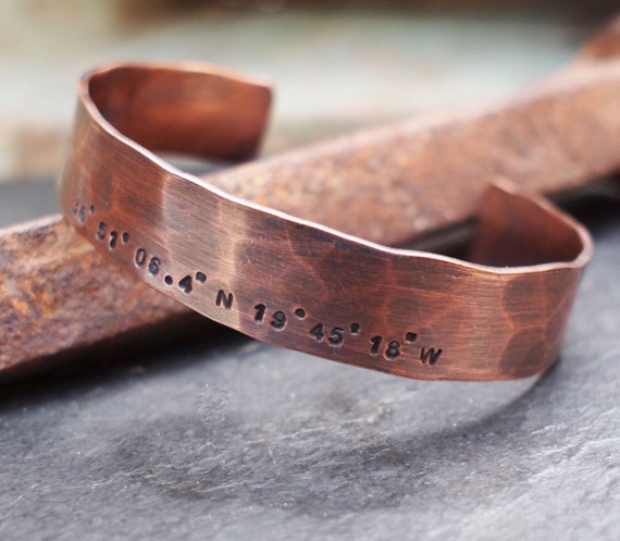 Mens latitude 2024 longitude bracelet