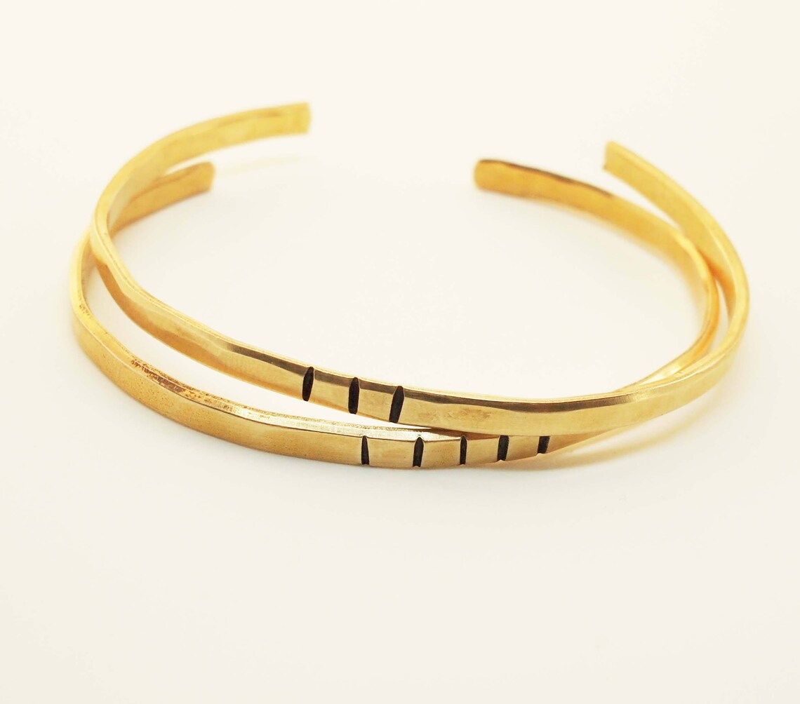 Bronze Anniversary Bracelets 8th Anniversary Gift Bar Etsy