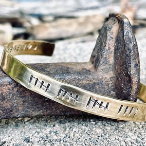 8th Anniversary Gift for Women, Bronze Tally Mark Bracelet,19th Anniversary Gift for Her,Personalized Bronze Gift, Unique Custom bronze Gift