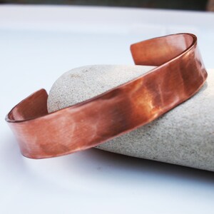Ladies Copper Bracelet, 7th or 22nd Anniversary Gift, Copper Bracelet with Secret Heart image 6