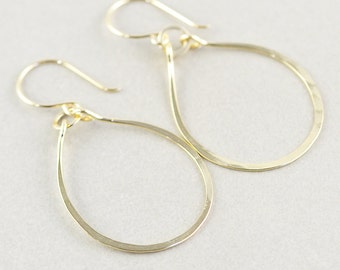 Hoop Earrrings, Gold Earrings, Rose Gold Hoops, Sterling Hoops