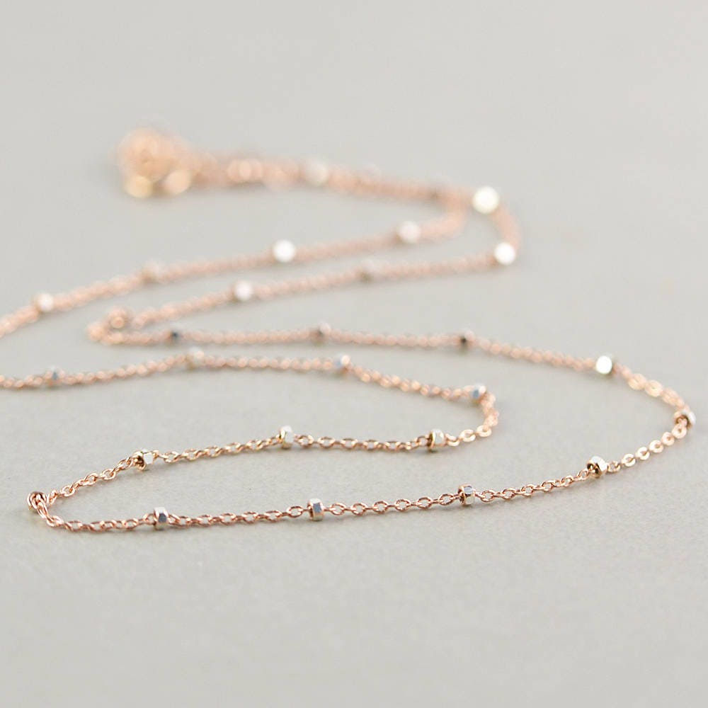 2-IN-1 CONVERTIBLE CHAIN - ROSE GOLD main image 1