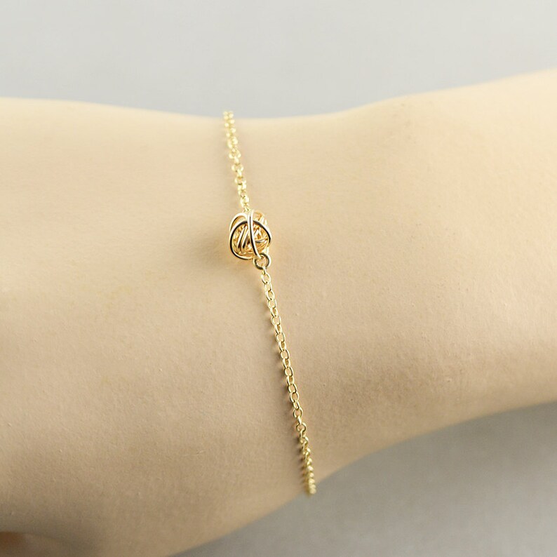 Gold knot bracelet Clearance