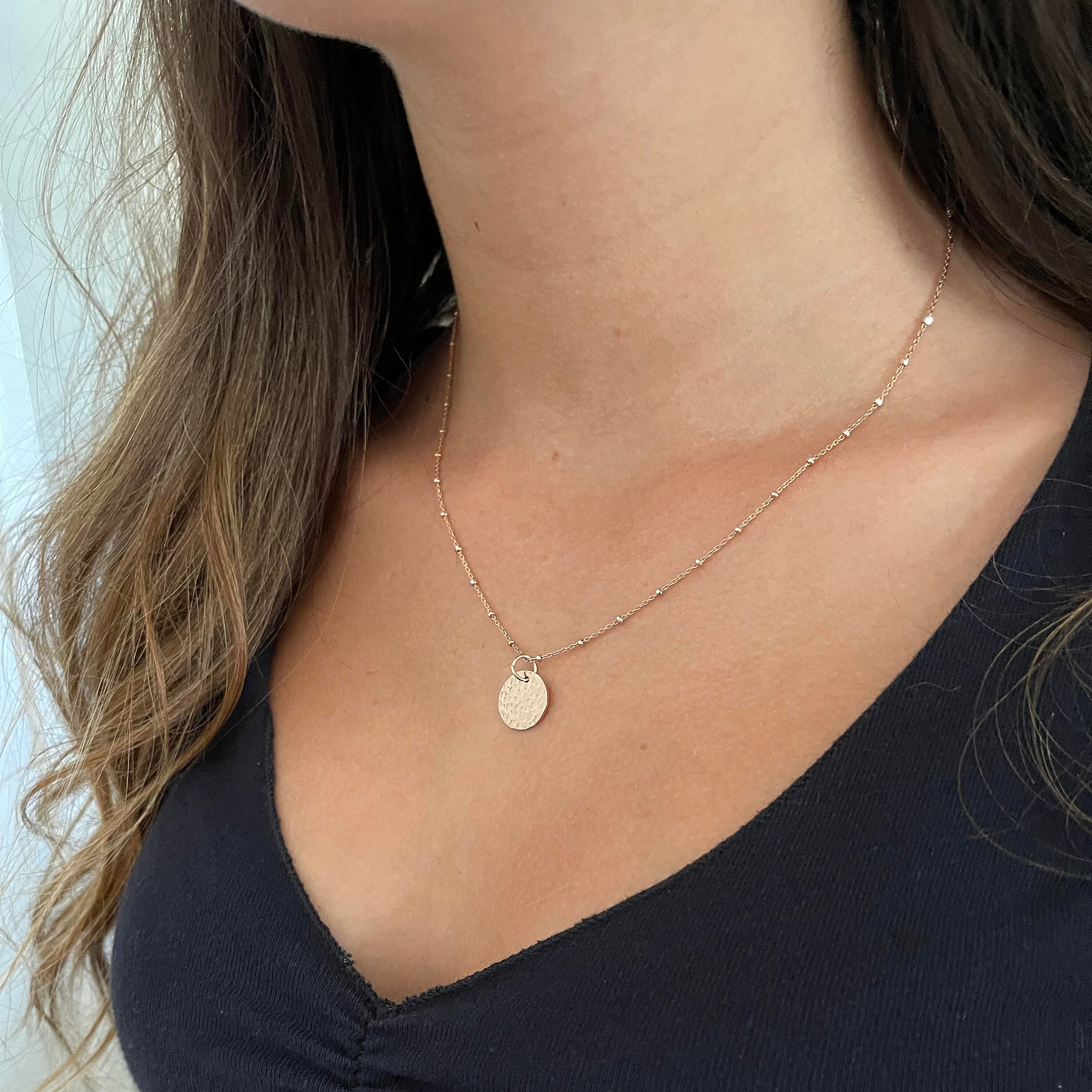 TWO TONED CHAIN NECKLACE