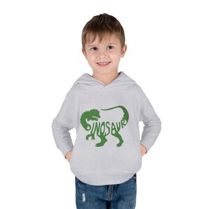 Dinosaur Toddler Hoodie: Fleece Pullover Sweater, Kids Dino Outfit