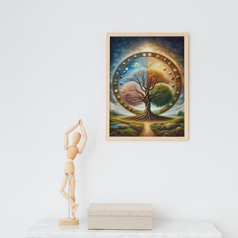 Tree of Life Four Seasons Art: Inspirational Printable Wall Art ...