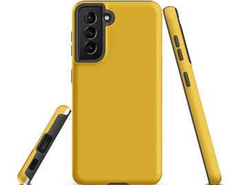 Safety Yellow Samsung® Galaxy Tough Case: Rugged Shockproof Phone Cover